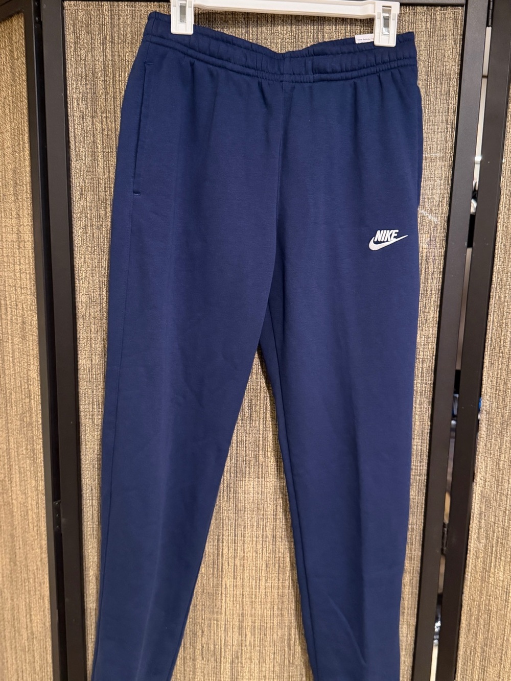 Nike Men’s Size S Navy Blue Fleece Joggers